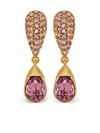 Oscar De La Renta Pavé Drop Earrings