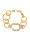 OSCAR DE LA RENTA PAVÉ O CHAIN-LINK BRACELET