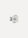 Oscar De La Renta Pearl Blossom Hair Clip In Transparent