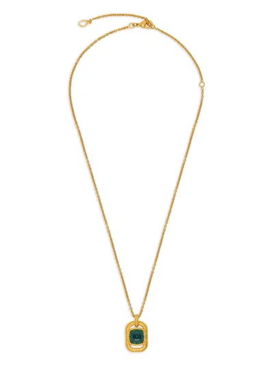 Oscar De La Renta Pendant Necklace In Gold