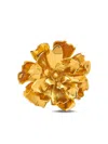 Oscar De La Renta Peony フローラル リング In Gold