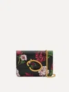 Oscar De La Renta Peony Printed O Pochette In Multi