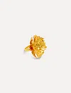 Oscar De La Renta Peony Ring In Gold
