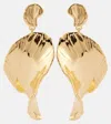 Oscar De La Renta Petal Drop Earrrings In Gold