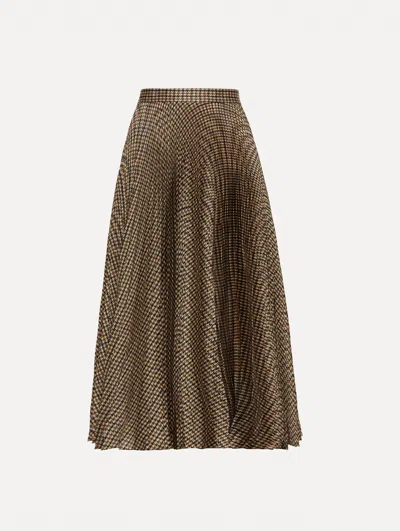 OSCAR DE LA RENTA PIED DE POULE SKIRT