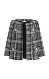 Oscar De La Renta Plaid Bouclé-tweed Jacket