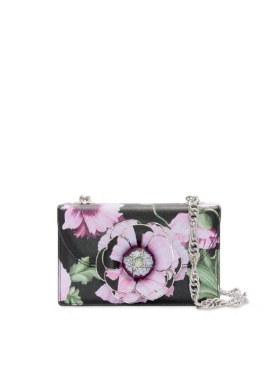 OSCAR DE LA RENTA POPPY PRINTED TRO BAG