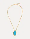 Oscar De La Renta Resin O Pendant Necklace