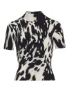 Oscar De La Renta Ribbed Printed T-shirt In Multi
