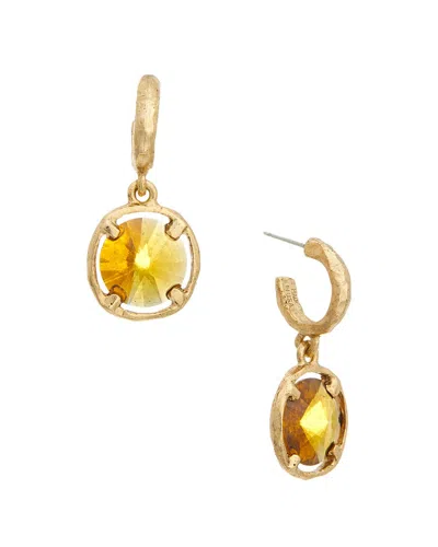 Oscar De La Renta Rivoli Hoop Earrings In Gold