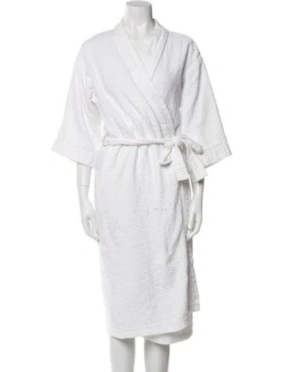 Pre-owned Oscar De La Renta Robe In Neutral
