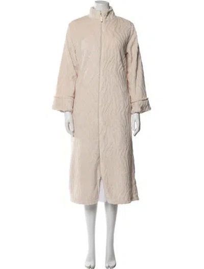 Pre-owned Oscar De La Renta Robe In Neutral