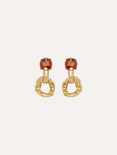 Oscar De La Renta Scramble Chain-link Earrings