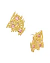 Oscar De La Renta Scramble Fine Line Earrings In Multi
