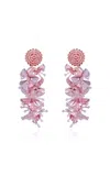 Oscar De La Renta Sequin Tassel Drop Earrings In Metallic