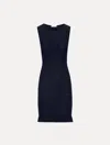 Oscar De La Renta Sequin-embellished Sleeveless Tweed Dress