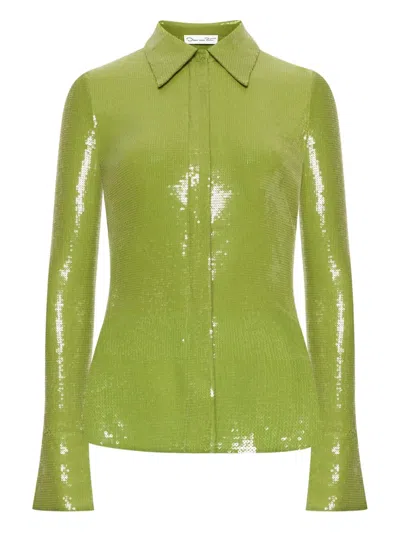 Oscar De La Renta Sequinned Shirt