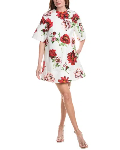 Oscar De La Renta Shift Dress In Multi