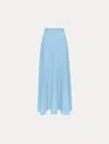 Oscar De La Renta Silk Georgette Skirt