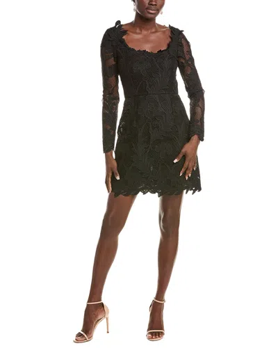 Oscar De La Renta Silk-lined A-line Dress In Black