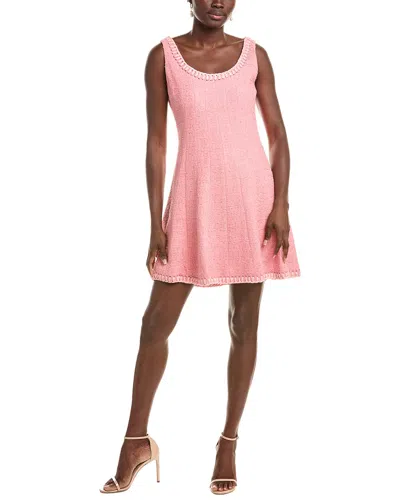 Oscar De La Renta Silk-lined A-line Dress In Pink