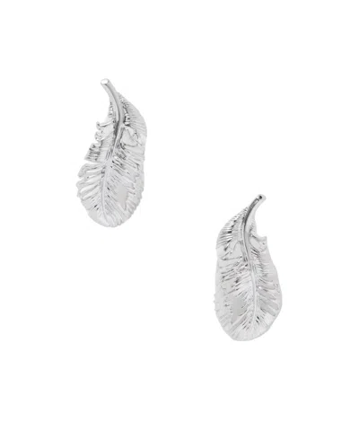 Oscar De La Renta Silver-tone Earrings In Metallic