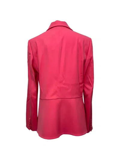 Pre-owned Oscar De La Renta Single-breasted Blazer In Pink