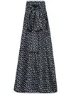 OSCAR DE LA RENTA SMALL OSCAR CHAIN-LINK SLEEVELESS BLOUSE