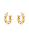 Oscar De La Renta Small Rope Earrings In Gold
