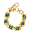 Oscar De La Renta Square-shaped Chain Bracelet In Gold