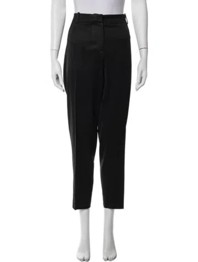 Pre-owned Oscar De La Renta Straight Leg Pants In Blue