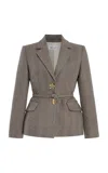 Oscar De La Renta Tailored Cashmere-blend Blazer