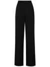 Oscar De La Renta Tailored Straight-leg Trousers In Black