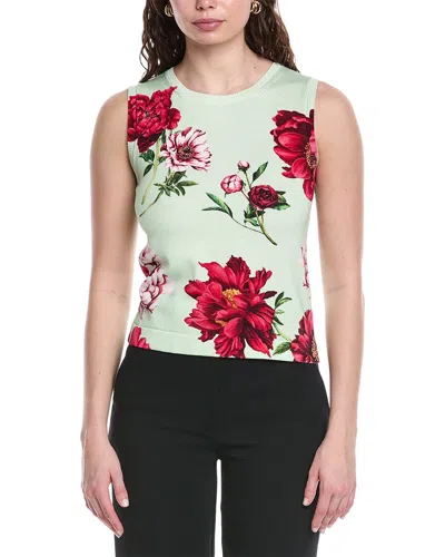 Oscar De La Renta Tank In Green