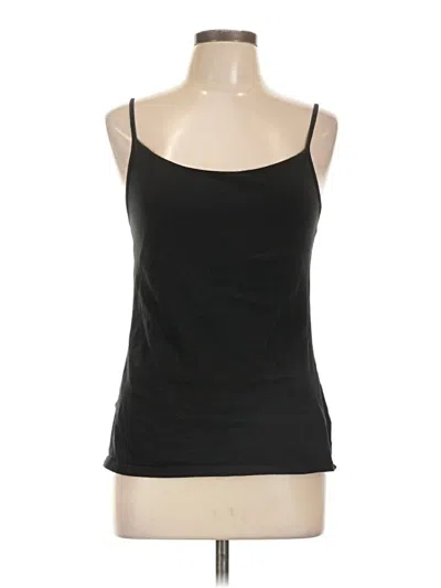Pre-owned Oscar De La Renta Tank Top Black Strapless Neckline Tops