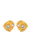 Oscar De La Renta Textured Clip-on Earrings