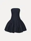 Oscar De La Renta Textured Floral Cloqu Cape-back Dress