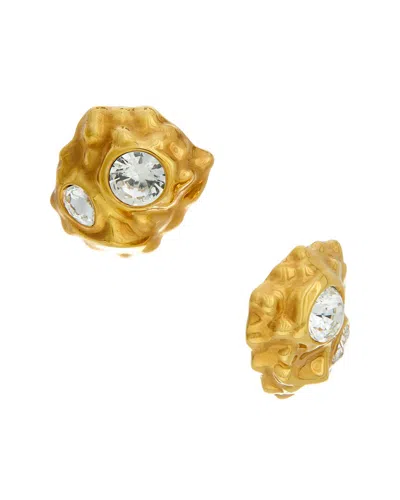 Oscar De La Renta Textured Scramble Stud Earrings In Multi