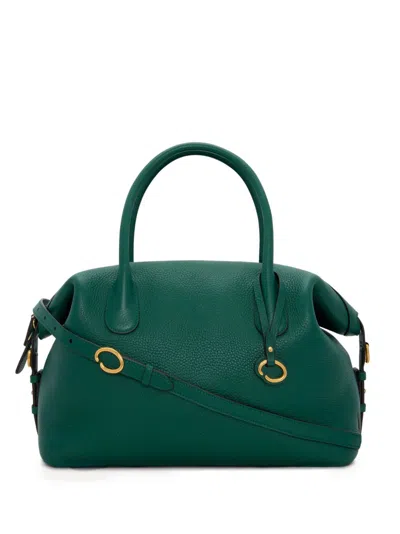 Oscar De La Renta The Dahlia Tote Bag In Green