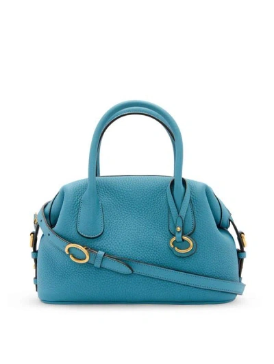 Oscar De La Renta The Mini Dahlia In Denim Blue