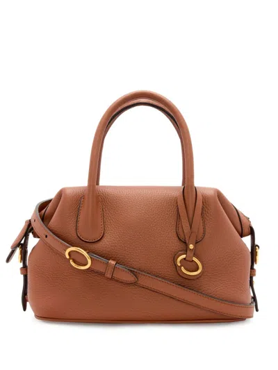 Oscar De La Renta The Mini Dahlia In Cognac