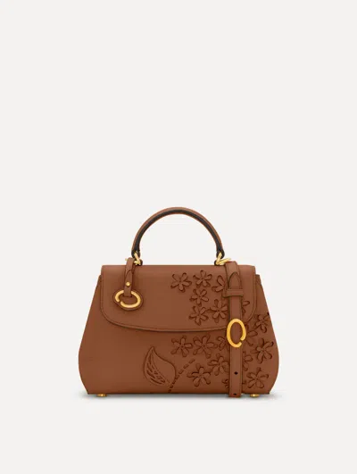 Oscar De La Renta The Mini Poppy In Brown