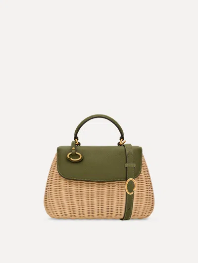 Oscar De La Renta The Mini Poppy In Wicker