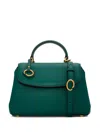 Oscar De La Renta The Mini Poppy Top-handle Bag In 绿色