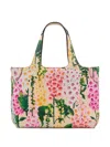 Oscar De La Renta The Mini Topaz Floral-print Tote Bag In Multi