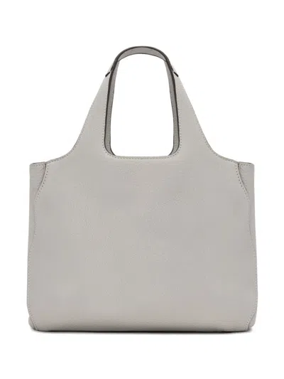 Oscar De La Renta The Mini Topaz Tote Bag In Grey