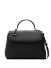 Oscar De La Renta The Poppy Top-handle Bag In Black