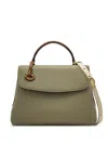 Oscar De La Renta The Poppy Tote Bag In 绿色