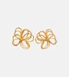 Oscar De La Renta Threaded Earrings In Gold