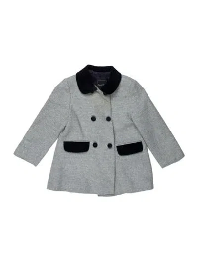 Pre-owned Oscar De La Renta Babies' Toddler Girls' Jacket In Blue